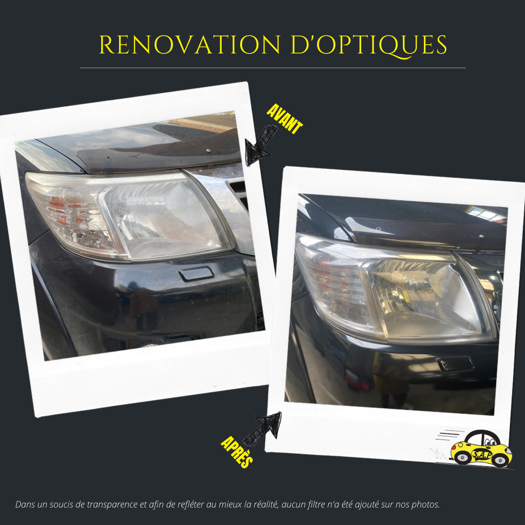 Rénovation d'optiques